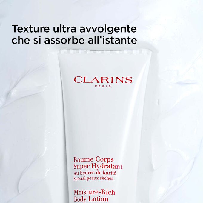 Texture ultra avvolgente della Crema Corpo Super Idratante 200 ml