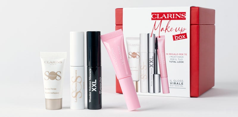 Clarins premium partner  banner