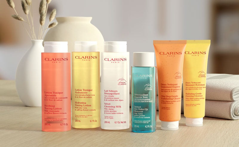 Clarins premium partner  banner