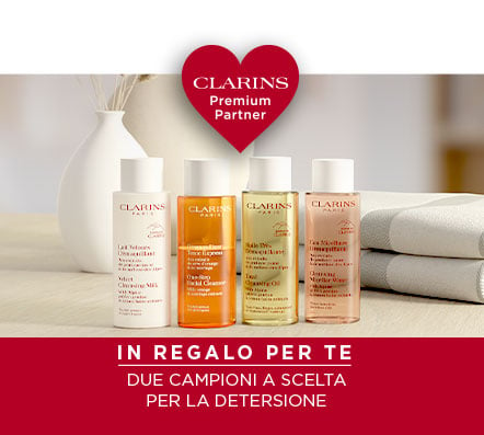 Clarins premium partner  banner